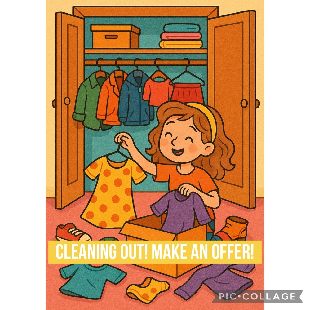Colorful Cartoon Wardrobe Art